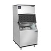 Maxx Ice Intelligent Series Modular Ice Machine, 30 in.W, 513 lbs, and Storage Bin, 30 in.W, Stainless Steel MIM500NH-B580